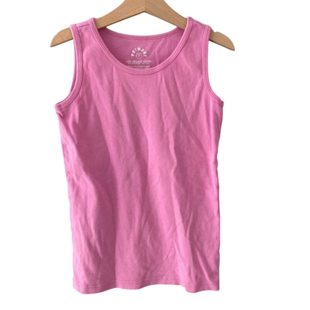 Primary Organic Cotton Tank Top - Pink - 10